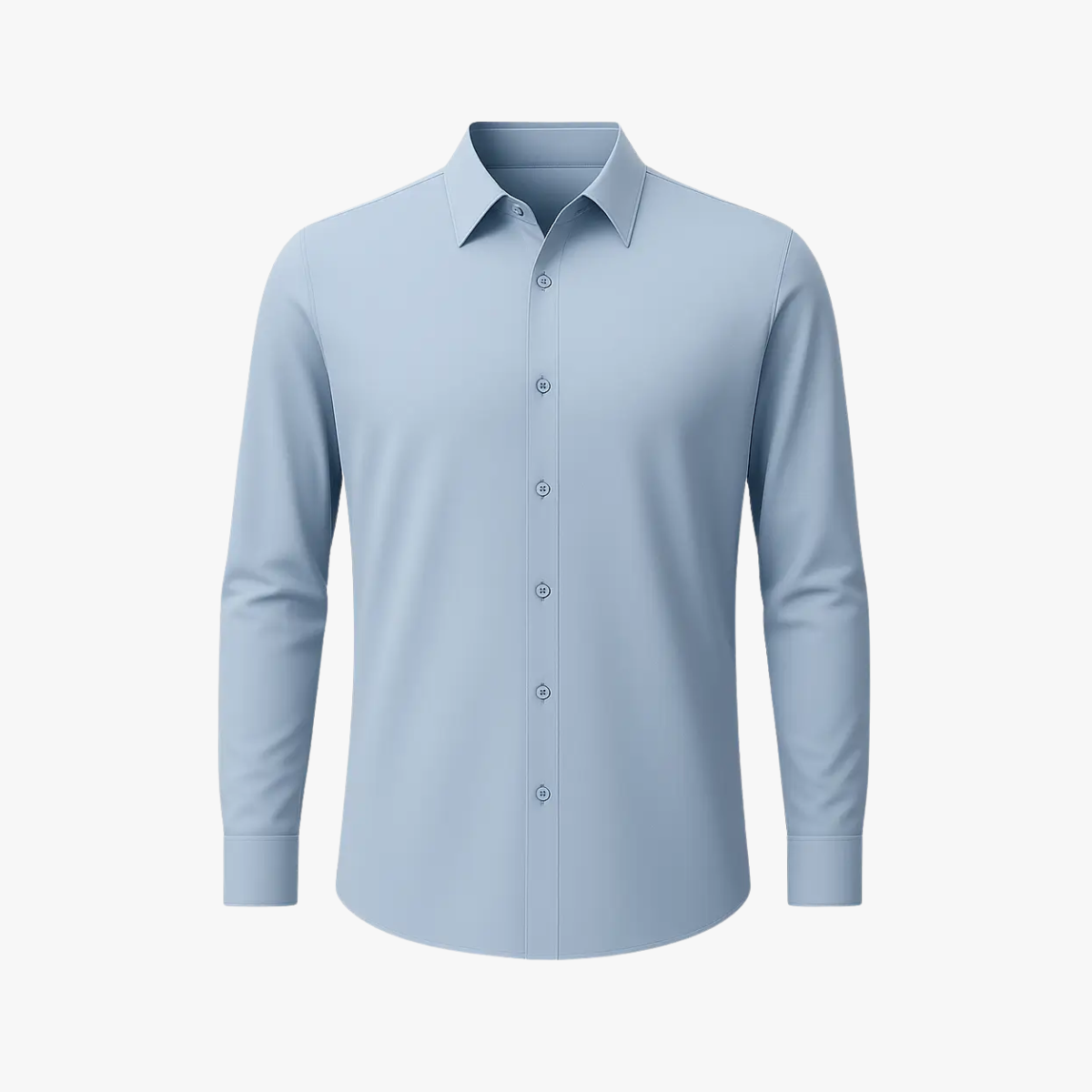 Camisa Social Azul Céu Lisse