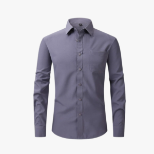 Camisa Social Roxo Acinzentado