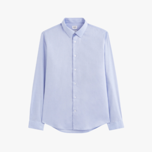 Camisa Social Azul Céu Lisse